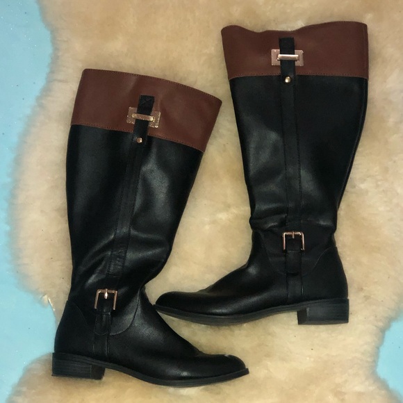 macys wide calf riding boots